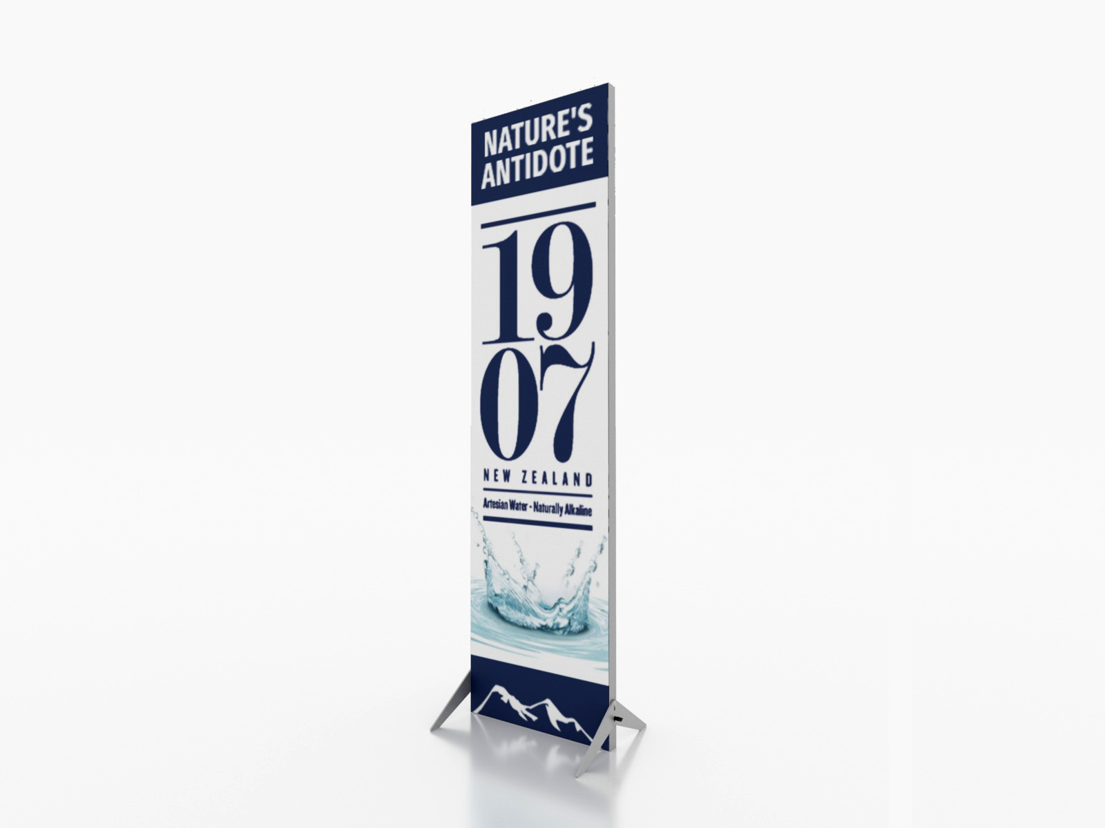 VK-1860 SEGUE Sunrise Banner Stand -- Image 1